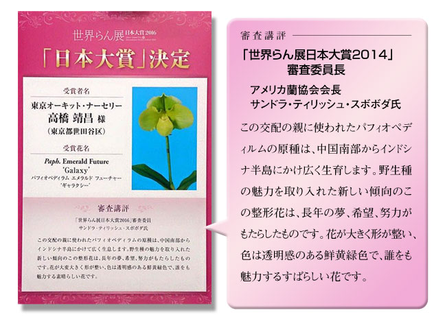 世界らん展日本大賞２０１６年・開会式ペア招待状・送料無料
